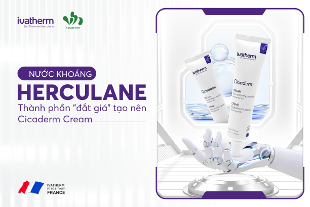 Nước khoáng Herculane - Thành phần đắt giá tạo nên Cicaderm Cream