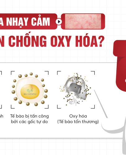 Vì sao da nhạy cảm rất cần chống oxy hóa