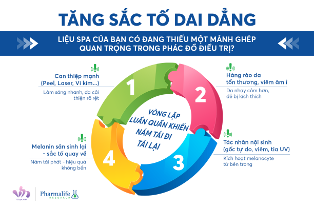 Tăng sắc tố dai dẳng - Liệu Spa của bạn có đang thiếu một mảnh ghép quan trọng trong phác đồ điều trị