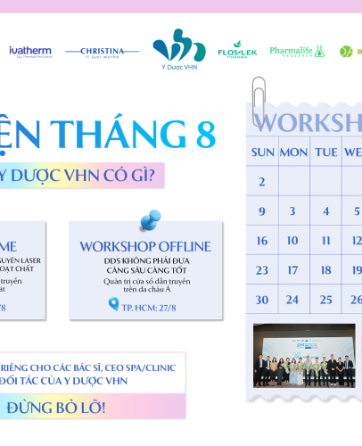 CHUỖI THƯ MỜI WS THÁNG 8 - Lịch sự kiện tháng 8 của Y Dược VHN có gì (1)